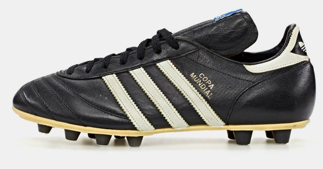 Botas, Botines, Zapatos de Fútbol Adidas de 1980. Adidas Copa Mundial,  Adidas FX1 - Museo de Fútbol